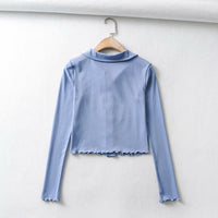 Load image into Gallery viewer, Women Solid Color Blouses Wholesale 220224170
