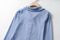 Load image into Gallery viewer, Women Solid Color Blouses Wholesale 220224170
