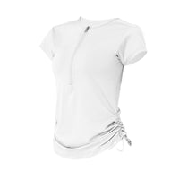 Load image into Gallery viewer, Women Solid Color Sports Tops Wholesale 220224193
