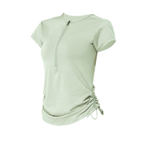 Load image into Gallery viewer, Women Solid Color Sports Tops Wholesale 220224193
