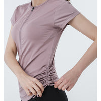 Load image into Gallery viewer, Women Solid Color Sports Tops Wholesale 220224193
