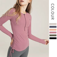 Load image into Gallery viewer, Women Solid Color Sports Tops Sports Wholesale 220224204
