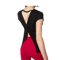 Load image into Gallery viewer, Women Solid Color Sports Tops Sports Wholesale 220224211
