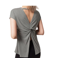 Load image into Gallery viewer, Women Solid Color Sports Tops Sports Wholesale 220224211
