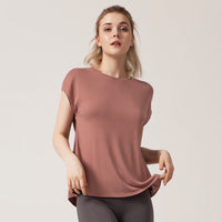 Load image into Gallery viewer, Women Solid Color Sports Tops Sports Wholesale 220224211
