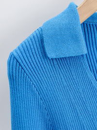 Load image into Gallery viewer, Women Solid Color Polo Dresses Wholesale 22022425
