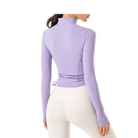 Load image into Gallery viewer, Women Solid Color Sports Tops Wholesale 22022493
