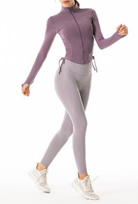 Load image into Gallery viewer, Women Solid Color Sports Tops Wholesale 22022493
