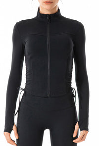 Load image into Gallery viewer, Women Solid Color Sports Tops Wholesale 22022493
