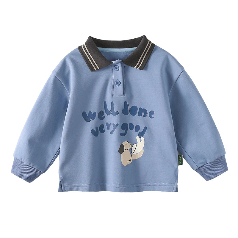 Baby Kid Boys Letters Animals Cartoon Print Hoodies Swearshirts And Pants Wholesale 220301106