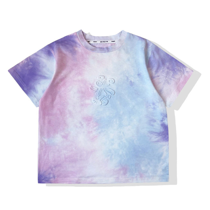 Baby Kid Boys Tie Dye Cartoon T-Shirts Wholesale 22030117