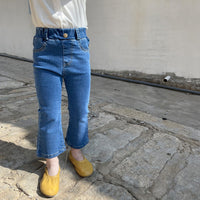 Load image into Gallery viewer, Baby Kid Girls Solid Color Pants Jeans Wholesale 220301262
