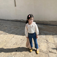 Load image into Gallery viewer, Baby Kid Girls Solid Color Pants Jeans Wholesale 220301262
