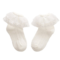 Load image into Gallery viewer, Girls Solid Color Bow Accessories Socks Wholesale 22030203
