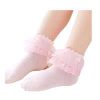 Load image into Gallery viewer, Girls Solid Color Bow Accessories Socks Wholesale 22030203
