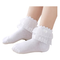 Load image into Gallery viewer, Girls Solid Color Bow Accessories Socks Wholesale 22030203
