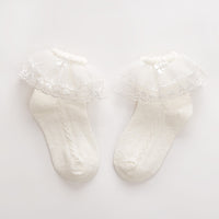 Load image into Gallery viewer, Girls Solid Color Bow Accessories Socks Wholesale 22030203
