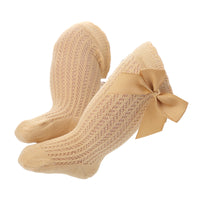 Load image into Gallery viewer, Girls Solid Color Bow Accessories Socks Wholesale 22030208
