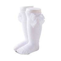 Load image into Gallery viewer, Girls Solid Color Bow Accessories Socks Wholesale 22030209
