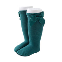 Load image into Gallery viewer, Girls Solid Color Bow Accessories Socks Wholesale 22030209
