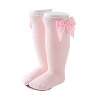Load image into Gallery viewer, Girls Solid Color Bow Accessories Socks Wholesale 22030209
