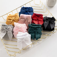 Load image into Gallery viewer, Girls Solid Color Bow Accessories Socks Wholesale 22030209
