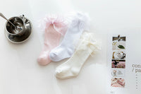 Load image into Gallery viewer, Baby Kid Girls Solid Color Bow Accessories Socks Wholesale 220302106
