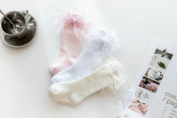 Load image into Gallery viewer, Baby Kid Girls Solid Color Bow Accessories Socks Wholesale 220302106
