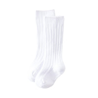 Load image into Gallery viewer, Girls Boys Solid Color Muslin&amp;Ribbed Accessories Socks Wholesale 220302109
