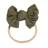 Load image into Gallery viewer, Baby Kid Girls Solid Color Bow Headwear Wholesale 220302115

