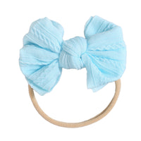 Load image into Gallery viewer, Baby Kid Girls Solid Color Bow Headwear Wholesale 220302115
