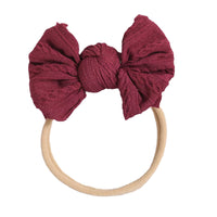 Load image into Gallery viewer, Baby Kid Girls Solid Color Bow Headwear Wholesale 220302115
