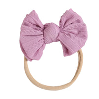 Load image into Gallery viewer, Baby Kid Girls Solid Color Bow Headwear Wholesale 220302115

