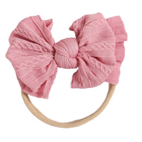 Load image into Gallery viewer, Baby Kid Girls Solid Color Bow Headwear Wholesale 220302115

