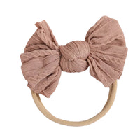 Load image into Gallery viewer, Baby Kid Girls Solid Color Bow Headwear Wholesale 220302115
