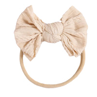 Load image into Gallery viewer, Baby Kid Girls Solid Color Bow Headwear Wholesale 220302115
