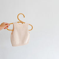 Load image into Gallery viewer, Baby Kid Girls Solid Color Embroidered Vests Waistcoats Wholesale 220302118
