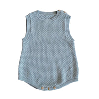 Load image into Gallery viewer, 2 Pieces Set Baby Unisex Solid Color Cardigan And Rompers Wholesale 220302119
