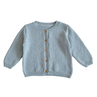 Load image into Gallery viewer, 2 Pieces Set Baby Unisex Solid Color Cardigan And Rompers Wholesale 220302119
