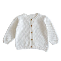 Load image into Gallery viewer, 2 Pieces Set Baby Unisex Solid Color Cardigan And Rompers Wholesale 220302119
