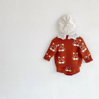 Load image into Gallery viewer, Baby Kid Unisex Cartoon Crochet Cardigan And Rompers Wholesale 220302138
