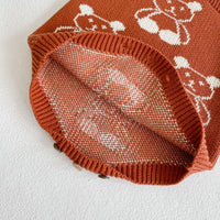 Load image into Gallery viewer, Baby Kid Unisex Cartoon Crochet Cardigan And Rompers Wholesale 220302138
