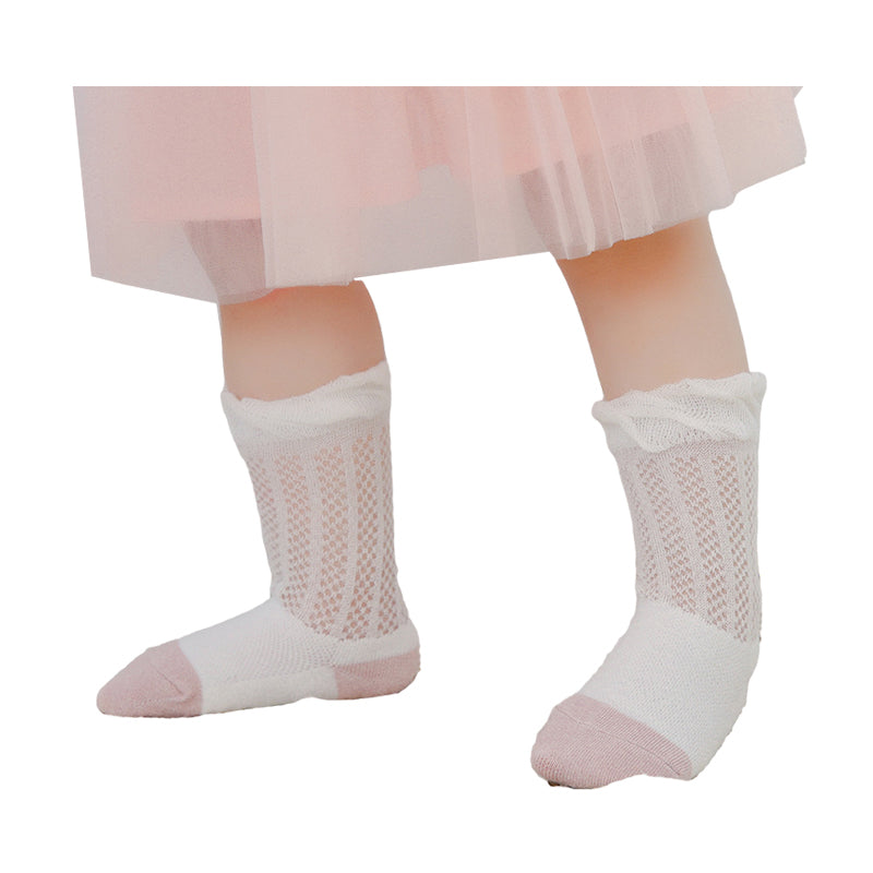 Girls Color-blocking Accessories Socks Wholesale 22030214