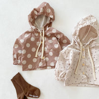 Load image into Gallery viewer, Baby Unisex Love heart Polka dots Print Valentine&#39;s Day Jackets Outwears Wholesale 220302142
