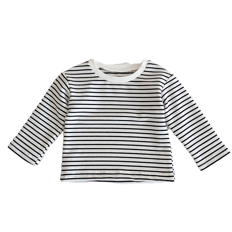 Baby Unisex Striped Tops Wholesale 220302144