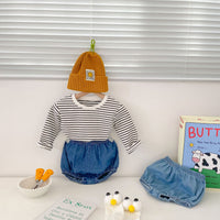 Load image into Gallery viewer, Baby Unisex Striped Tops Wholesale 220302144
