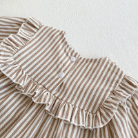 Load image into Gallery viewer, 2 Pieces Set Baby Girls Striped Dresses And Shorts Wholesale 220302155
