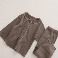 Load image into Gallery viewer, 2 Pieces Set Baby Kid Boys Solid Color Tops And Pants Sleepwears Wholesale 220302160
