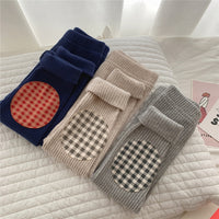 Load image into Gallery viewer, Baby Kid Girls Checked Muslin&amp;Ribbed Pants Leggings Wholesale 220302161
