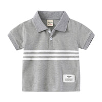 Load image into Gallery viewer, Baby Kid Boys Striped Print Polo Shirts Wholesale 220302169

